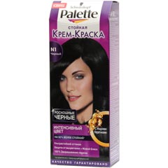 Краска для волос "PALETTE" N1 черный 1 шт.(10)