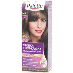Краска для волос "PALETTE" N6 средне-русый 1 шт.(6)
