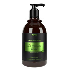 Мыло жидкое "KIPNI" парфюмированное зеленый чай с дозатором 380 мл.(15)