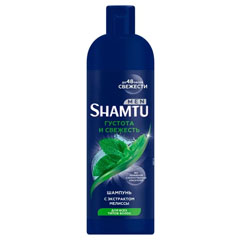 Шампунь "SHAMTU" для мужчин густота и свежесть 500 мл.(12)