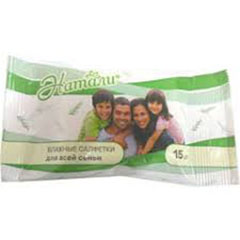 Салфетки влажные "НАТАЛИ" универсальные для всей семьи 15 шт.(120)