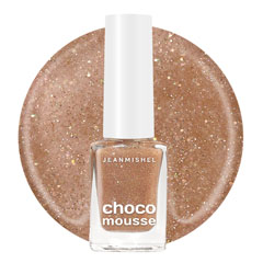 Лак для ногтей "JEANMISHEL" choco mousse тон 473 сливочный крем блестки 1 шт.(24)