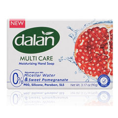 Мыло туалетное "DALAN MULTI-CARE" мицеллярная вода и гранат 90 гр.(72)