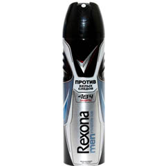 Дезодорант спрей антиперспирант "REXONA MEN" прозрачный лед 150 мл.(6)