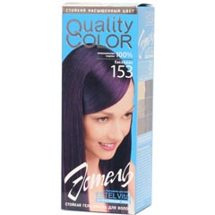 Краска-гель для волос "ESTEL QUALITY COLOR. ЦВЕТЕЛЬ" 153 баклажан 1 шт.(20)