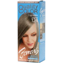 Краска-гель для волос "ESTEL QUALITY COLOR. ЦВЕТЕЛЬ" 124 пепельный 1 шт.(20)