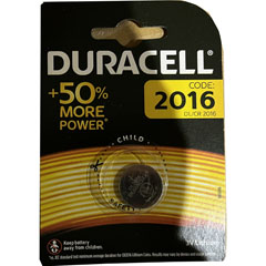Элемент питания "DURACELL" CR-2016 таблетка блистер 1 шт. АКЦИЯ(20)