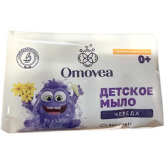 Мыло туалетное "OMOVEA" детское череда 4*100 гр.(16)