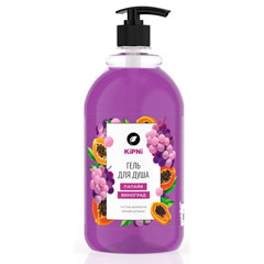 Гель для душа "KIPNI CANDY SHOP" папайя - виноград дозатор 1 л.(8)