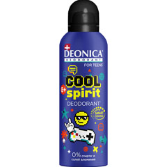 Дезодорант спрей антиперспирант "DEONICA" for teens cool spirit 125 мл /11-473/.(6)