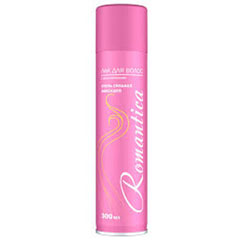 Лак для волос "РОМАНТИКА" очень сильной фиксации с В-каротином (розовый) 260 мл.(12)