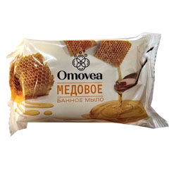 Мыло туалетное "OMOVEA" банное медовое 150 гр.(36)