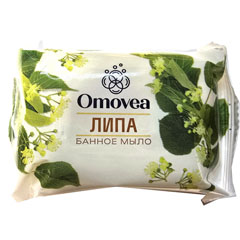 Мыло туалетное "OMOVEA" банное липа 150 гр.(36)