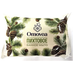 Мыло туалетное "OMOVEA" банное пихтовое 150 гр.(36)