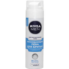 Пена для бритья "NIVEA MEN" охлаждающая для чувствительной кожи 200 мл.(12)
