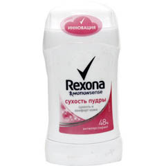 Дезодорант стик антиперспирант "REXONA" сухость пудры 40 гр.(6)