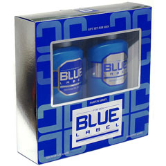 Набор подарочный "BLUE LABEL" мужской (шампунь 250 мл. + гель для душа 250 мл.) 1 шт.(10)