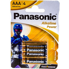 Элемент питания "PANASONIC ALKALINE" AAA LR03 мизинчиковые 4 шт. АКЦИЯ(12)