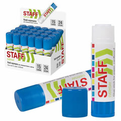 Клей карандаш "STAFF EVERYDAY" 15 гр.(24)