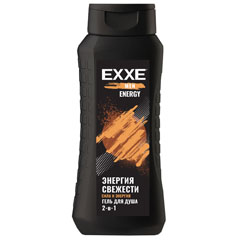 Гель для душа "EXXE MEN" 2 в 1 сила и энергия/энергия свежести 400 мл.(12)