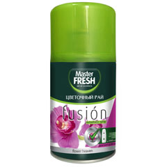 Освежитель воздуха "MASTER FRESH" сменный блок цветочный рай 250 мл.(12)