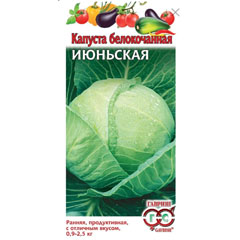 Семена "ГАВРИШ. КАПУСТА ИЮНЬСКАЯ" ранняя белокачанная 3 гр.(20)