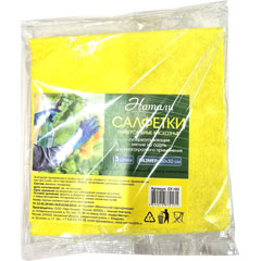 Салфетка "НАТАЛИ" вискозная 30*30 см 3 шт.(60)