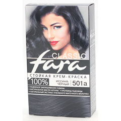 Краска для волос "FARA CLASSIC" 501а иссиня-черный 1 шт.(6)