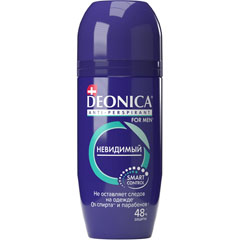 Дезодорант ролик антиперспирант "DEONICA" for men невидимый 50 мл./11-484/(6)