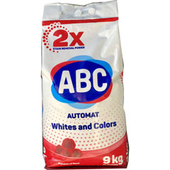 Стиральный порошок "ABC" автомат роза 9 кг.(1)