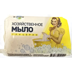 Мыло хозяйственное "ЗАЛОГ ЧИСТОТЫ" 72% глицерин 180 гр.(36)