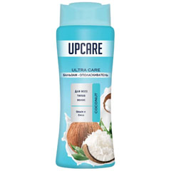 Бальзам ополаскиватель "ABC UPCARE" объем и сила для всех типов волос кокос 600 мл.(12)