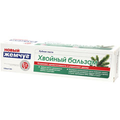 Зубная паста "НОВЫЙ ЖЕМЧУГ" хвойный бальзам 100 мл./136 гр. 1 шт.(40)