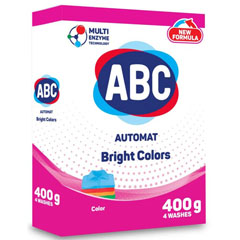 Стиральный порошок "ABC" автомат колор для цветного белья 400 гр.(18)