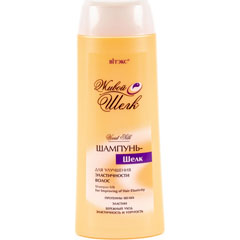 Шампунь "ВIТЭКС ЖИВОЙ ШЕЛК" для улучшения эластичности волос 500 мл.(20)