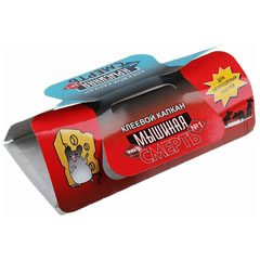 Средство от грызунов "ДОХС КРЫСИНАЯ & МЫШИНАЯ СМЕРТЬ №1" клеевая ловушка для отлова грызунов 125 гр./ в запайке 5 шт./(125)