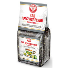 Чай "КРАСНОДАРСКИЙ" ручной сбор черный благородный бергамот м/уп. прозрачная 100 гр.(10)