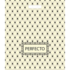 Пакет "ТИКОПЛАСТИК" вырубная ручка 420*480*0,09 перфекто беж ПВД 1 шт /в запайке 25 шт/.(25)