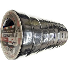 Изоляционная лента "KLEBEBANDER" ПВХ 15мм*10м черная спайка 8 шт.(25)