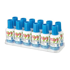 Корректор канцелярский "STAFF EVERYDAY" на водной основе с кисточкой 20 мл 1шт.(12)