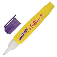 Корректор канцелярский "ЮНЛАНДИЯ" ручка 9 мл.(12)