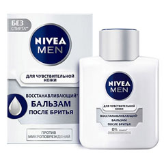 Бальзам после бритья "NIVEA MEN" восстанавливающий для чувствительной кожи 100 мл.(24)