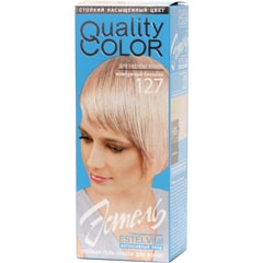 Краска-гель для волос "ESTEL QUALITY COLOR. ЦВЕТЕЛЬ" 127 жемчужный блондин 1 шт.(20)