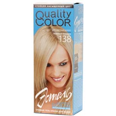 Краска-гель для волос "ESTEL QUALITY COLOR. ЦВЕТЕЛЬ" 138 бежевый блондин 1 шт.(20)