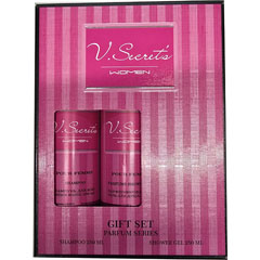 Набор подарочный "V.SECRET`S" женский (шампунь 250 мл. + гель для душа 250 мл. ) 1 шт.(7)