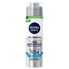Гель для бритья "NIVEA MEN" Одним движением 200 мл.(12)