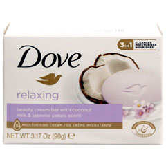 Мыло туалетное "DOVE" крем кокосовое молочко 90 гр.(48)