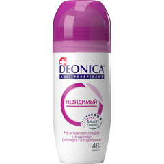 Дезодорант ролик антиперспирант "DEONICA" невидимый 45 мл /11-490/.(6)