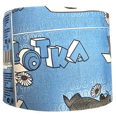 Бумага туалетная "ДЗЕРЖИНСК" Сотка синяя без втулки 1 шт.(30)