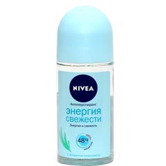 Дезодорант ролик антиперспирант "NIVEA" энергия свежести женский 50 мл.(30)